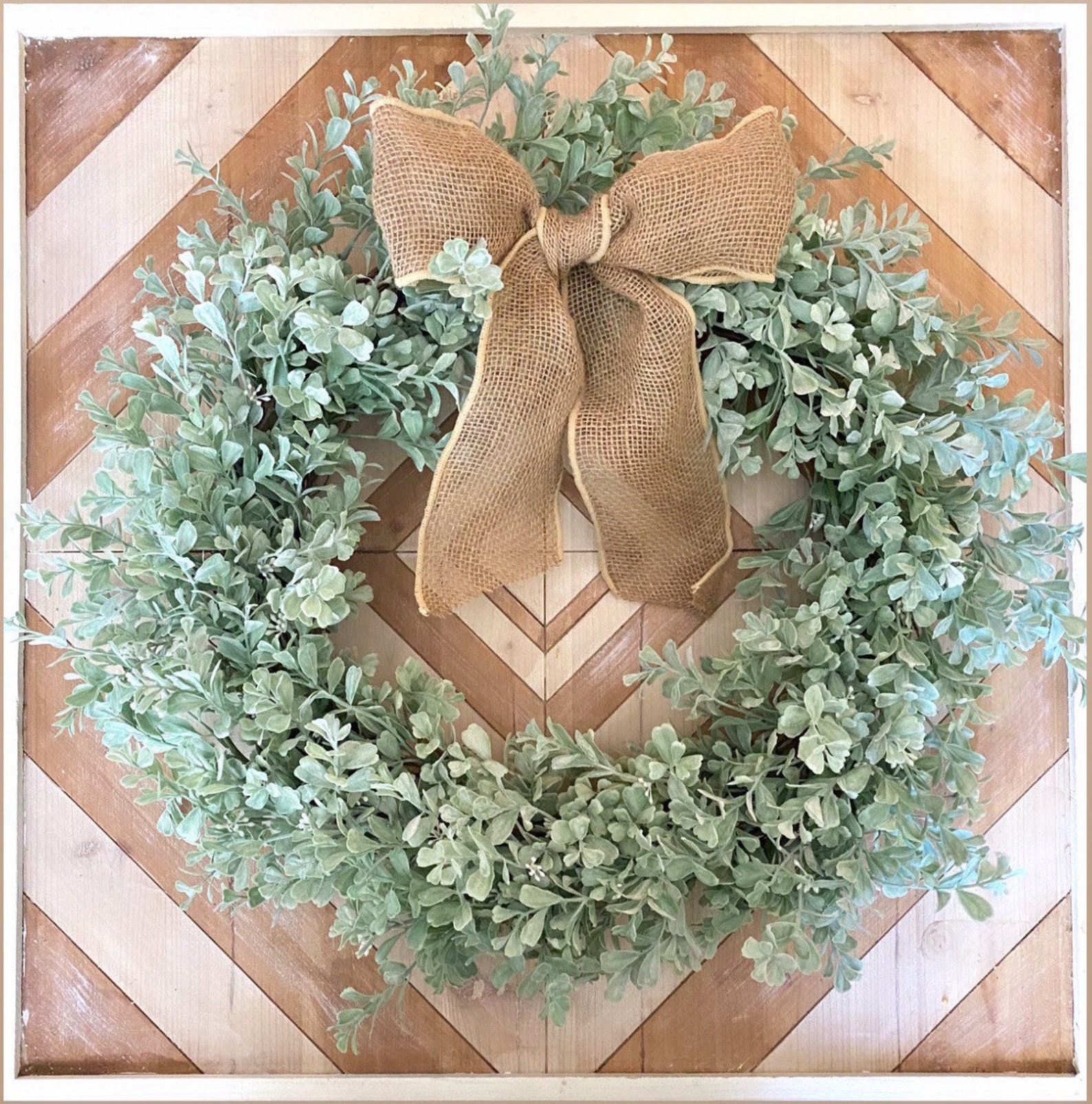 Spring greenery wreath greenery door wreath spring wreath Etsy