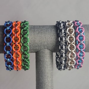 Helm Chain Bracelet | Stretch Bracelet | Chainmaille Bracelet