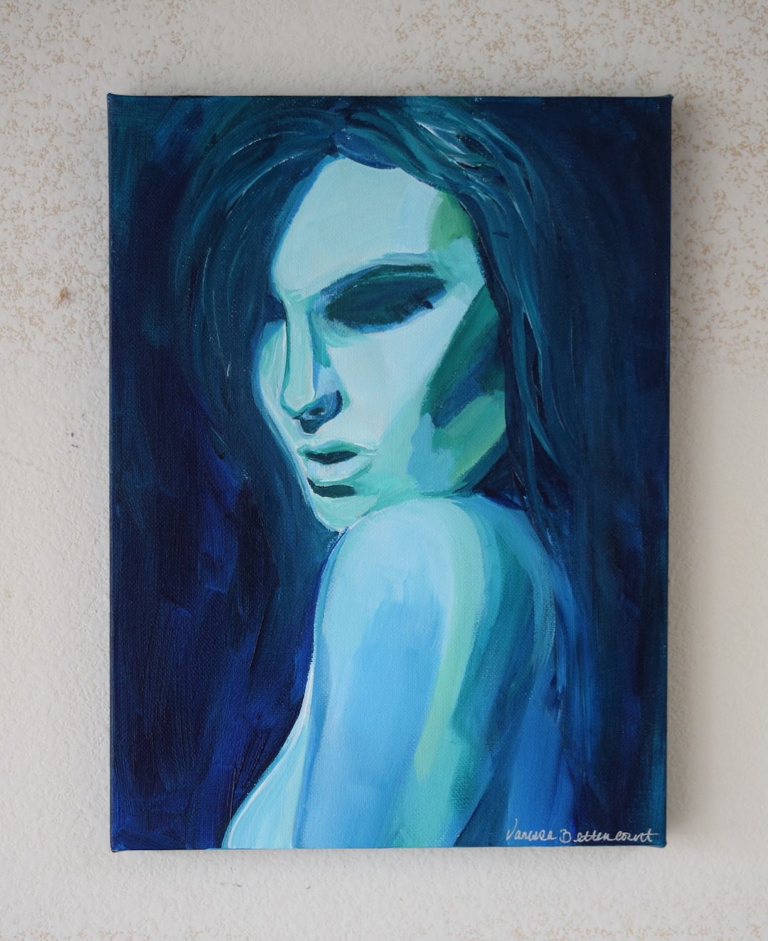 Woman Painting, Nude Art, Wall Painting, Woman Painting Abstract, Nude ...
