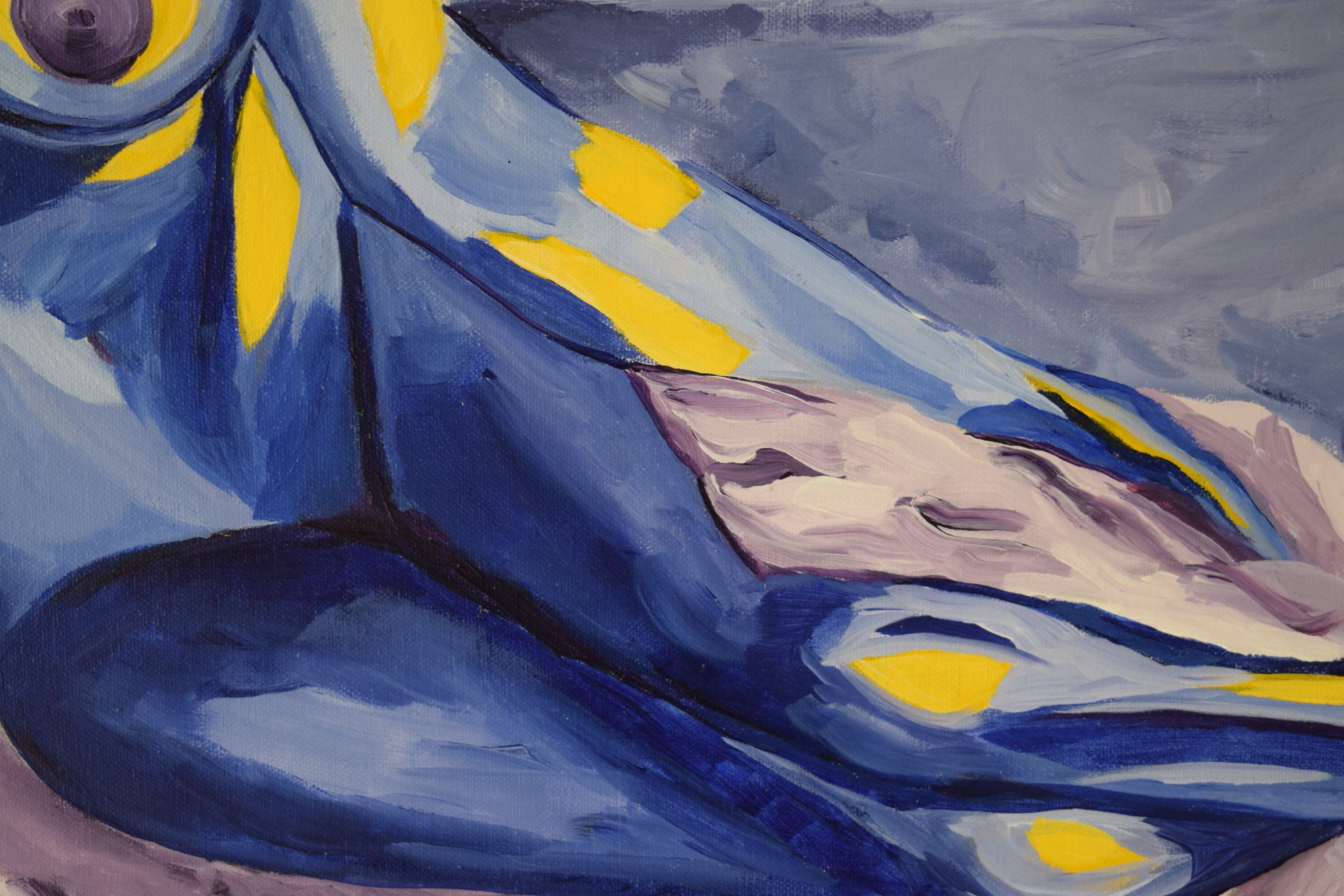 Nude Woman Painting Nude Art Woman Nude Woman Wall Art - Etsy