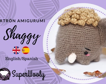 Shaggy the baby mammoth pattern.