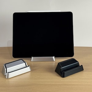 CNC Aluminum iPad Stand | Minimalist Tablet Holder for Drawing & Display