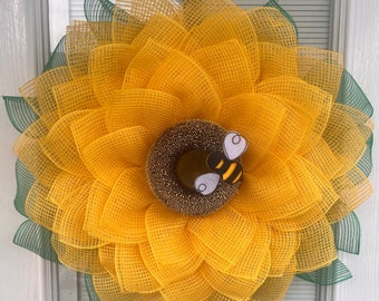 Sunflower Wreath