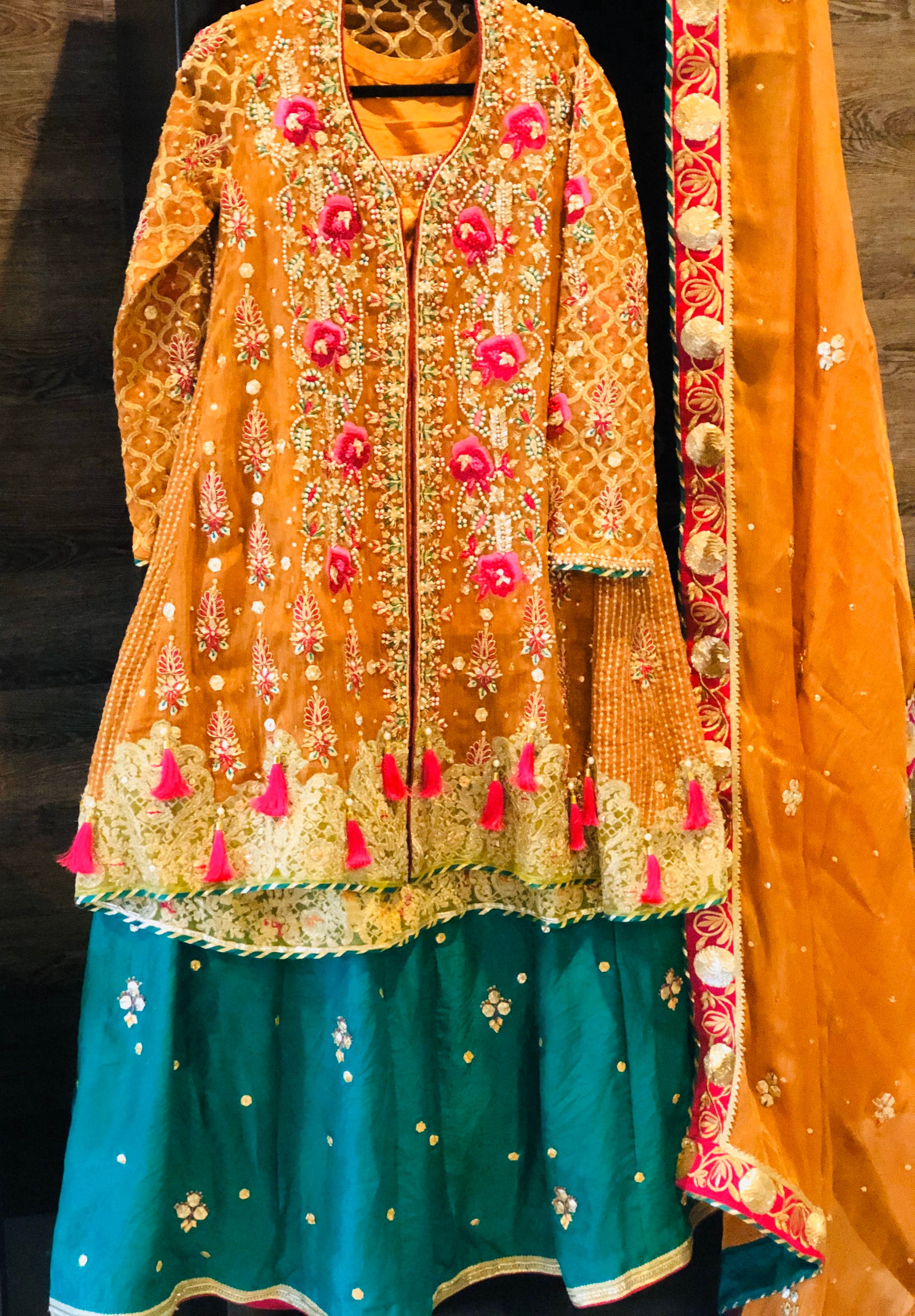 Farah Talib Aziz Inspired Wedding Mehndi Mayoo Traditional Etsy