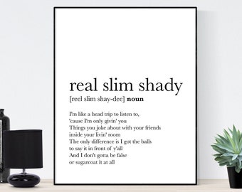 Lose Yourself Lyrics Etsy