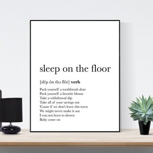 The Lumineers Etsy The lumineers sleep on the floor. the lumineers etsy