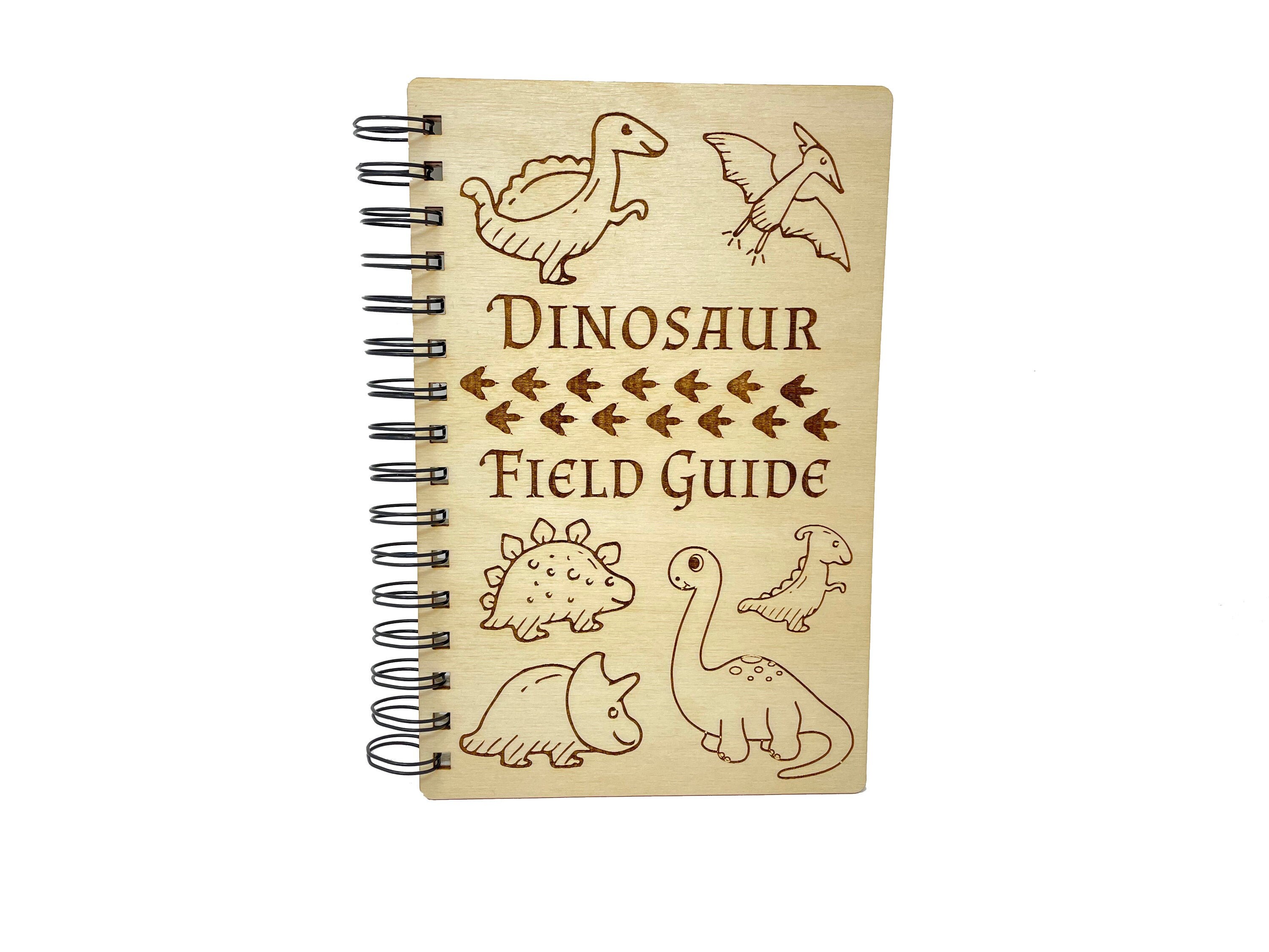 Dinosaur Field Guide Journal TRex Velociraptor Etsy