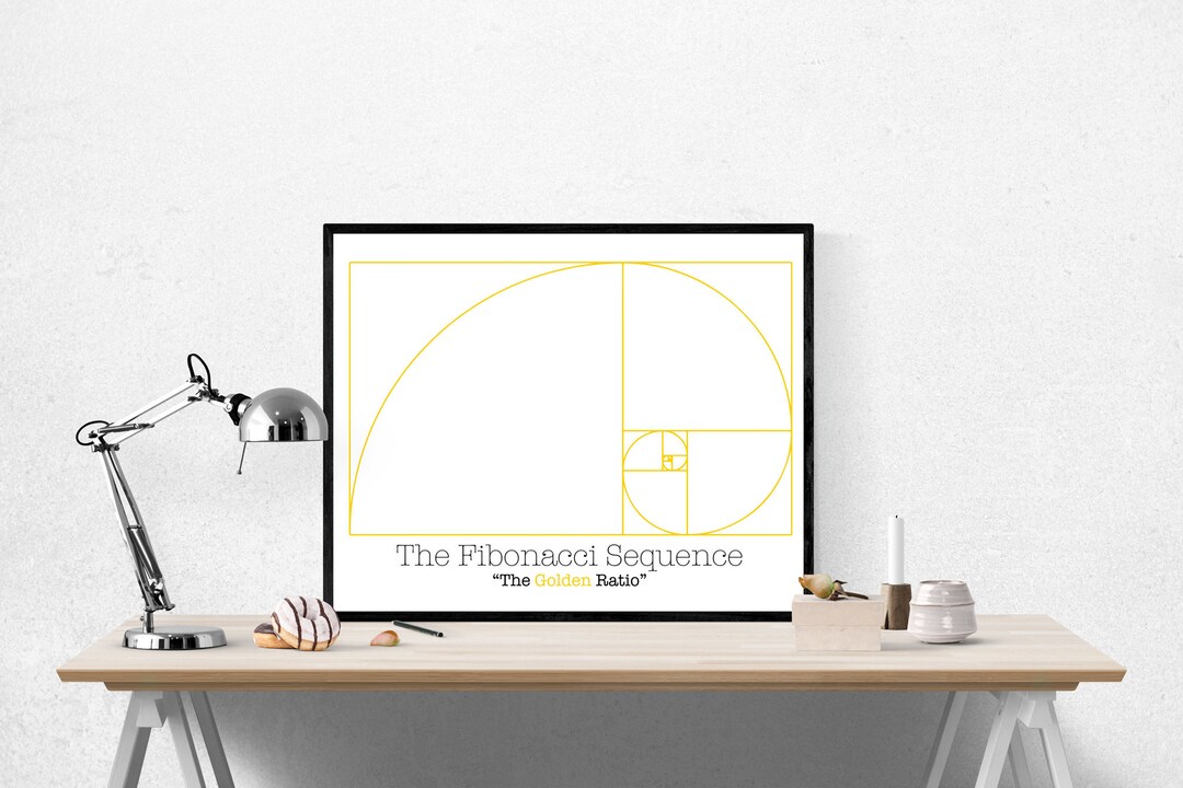 The Fibonacci Sequence the Golden Ratio Mathematics Art Print - Etsy