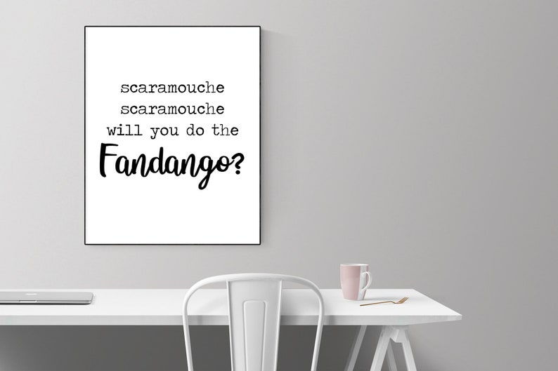 Scaramouche Scaramouche Lyrics Bohemian Rhapsody Queen Rock Music Art Print