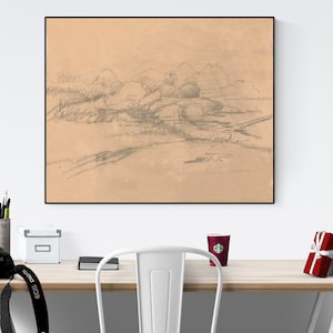 Civil War Art Print – Casualties of War by Adolph Metzner | American History Sketch | Antique-Style Military Drawing | Decor Reproduction