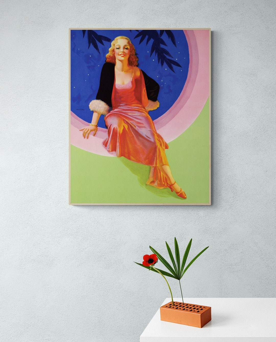 Smiling Through Edward Mason Eggleston Painting Giclée Art Print Etsy