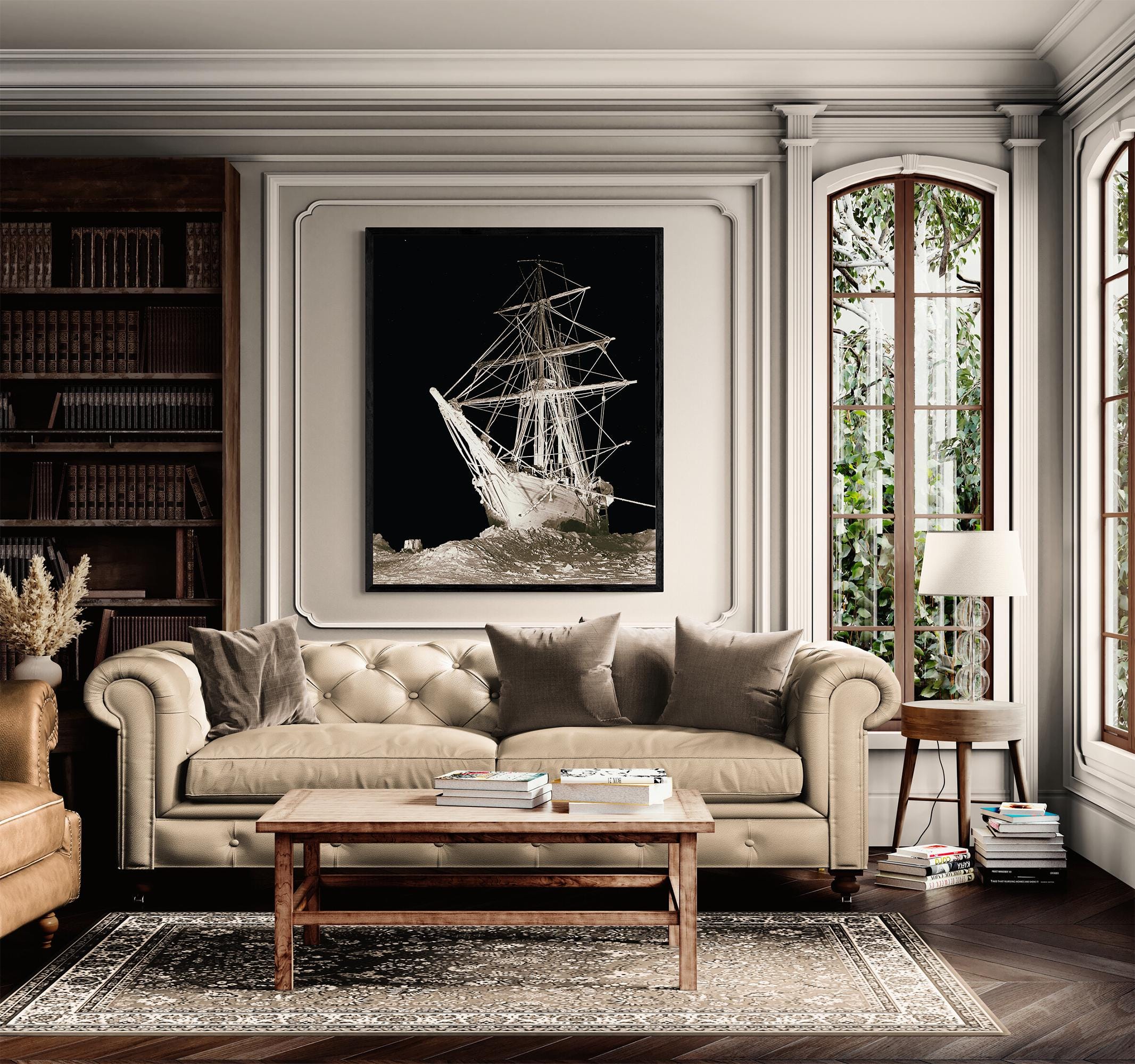 Endurance Ship Wall Art Print – Shackleton's 1915 Antarctic