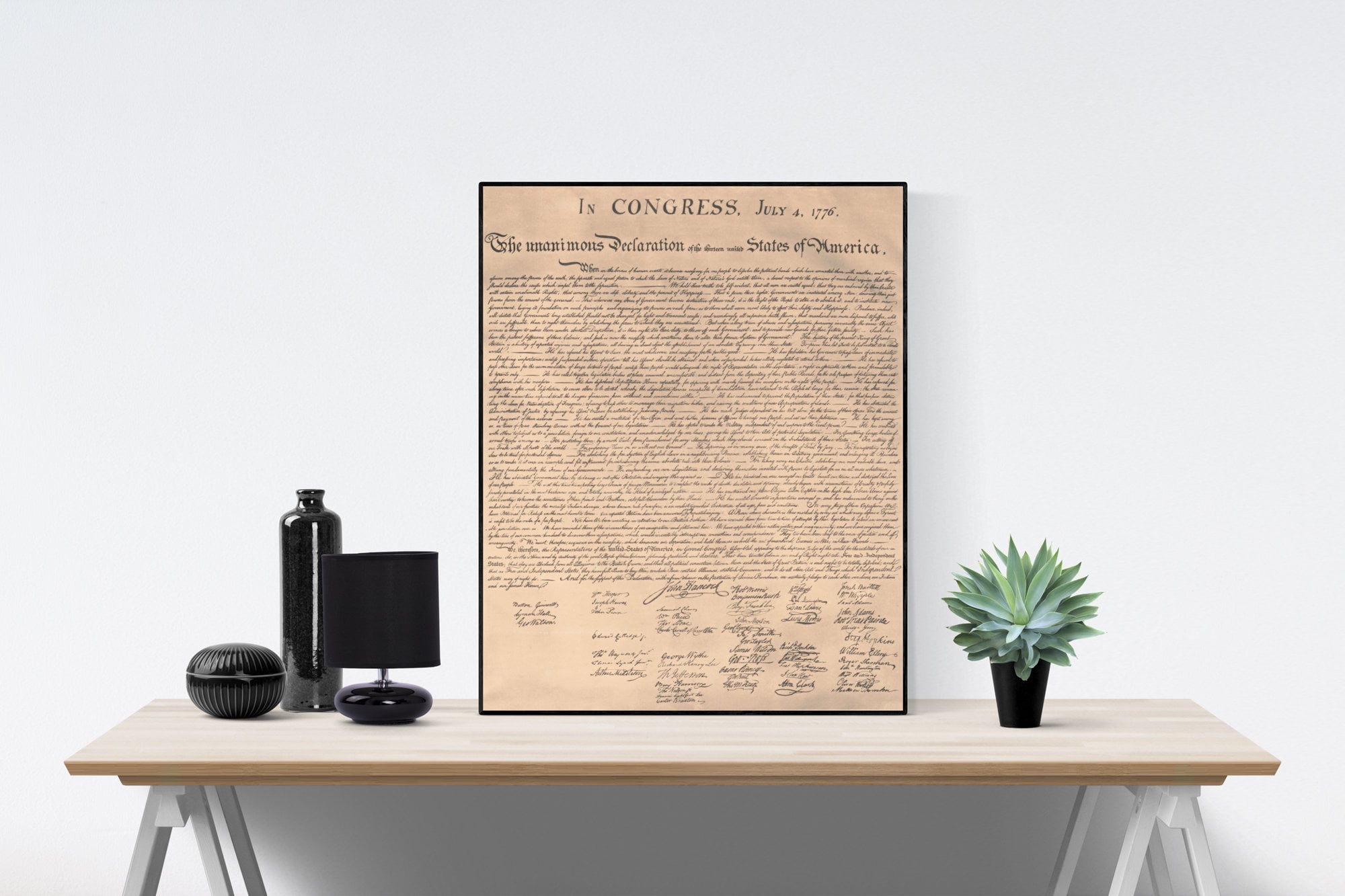 France Amérique, 1776-1789-1917. Déclaration d'indépendance. Déclaration des droits de l'homme