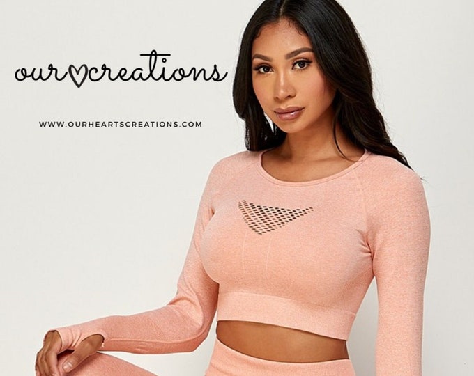 Long sleeve active wear set