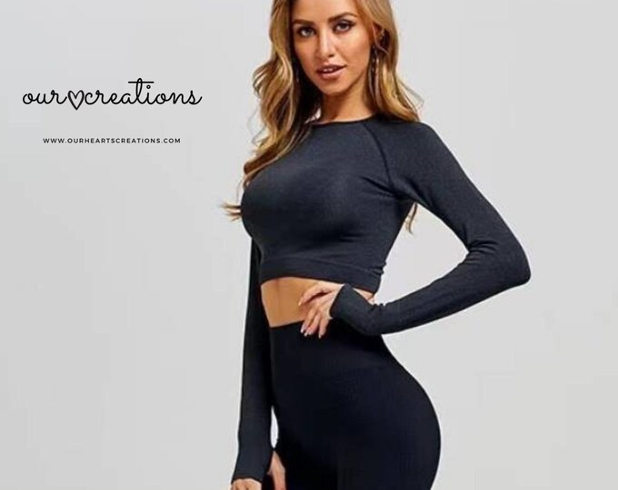 Long sleeve active wear set