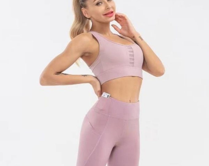 Active wear set in Light purple or Black