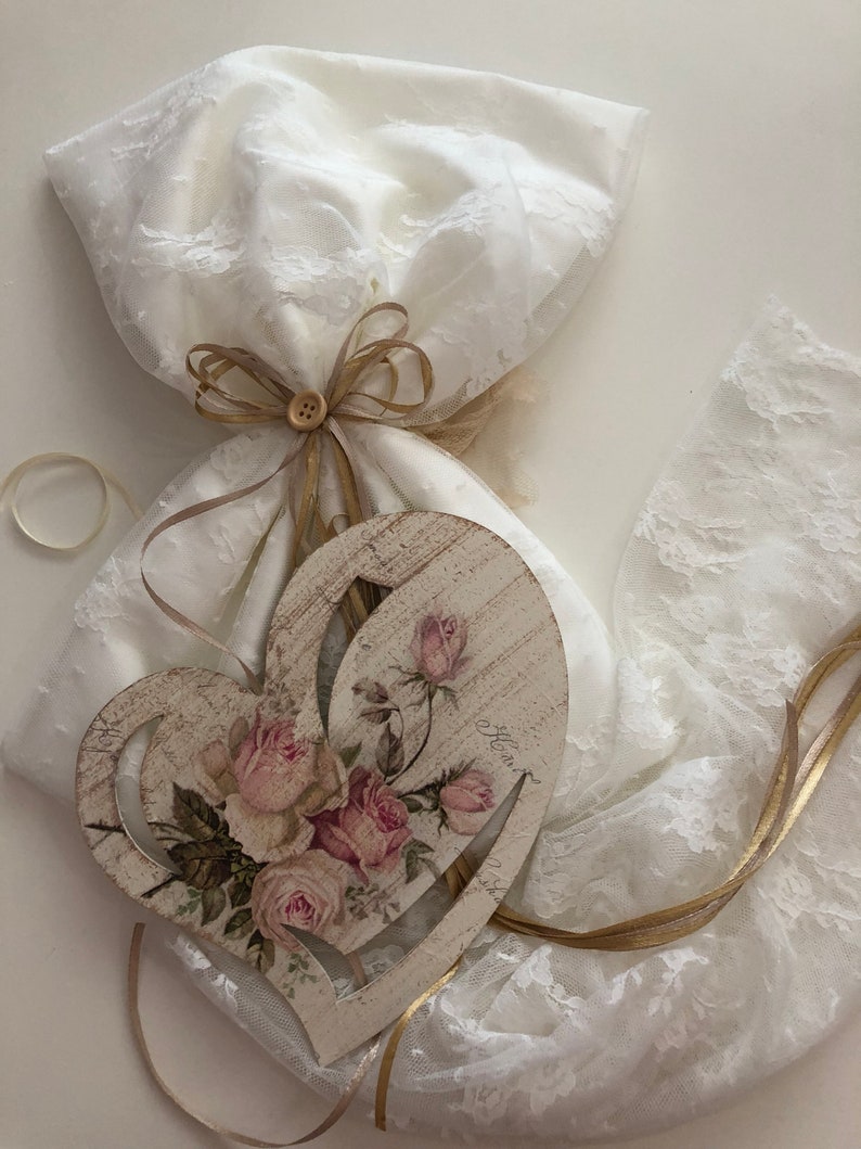 Hand made wrap wreath for girls baptism decoration or decor.