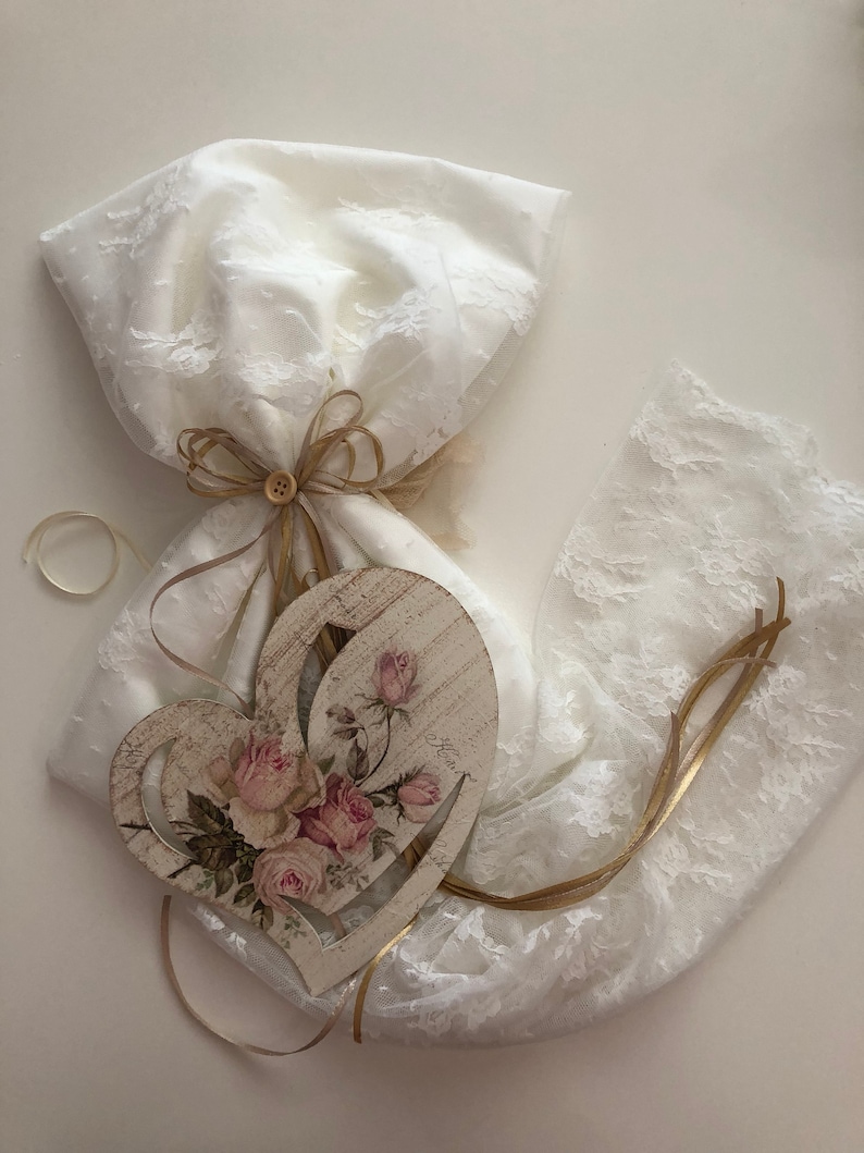 Hand made wrap wreath for girls baptism decoration or decor.
