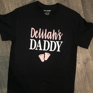 Daddy shirt | personalized daddy shirt | dad hospital shirt | homecoming shirt | shirt with baby name