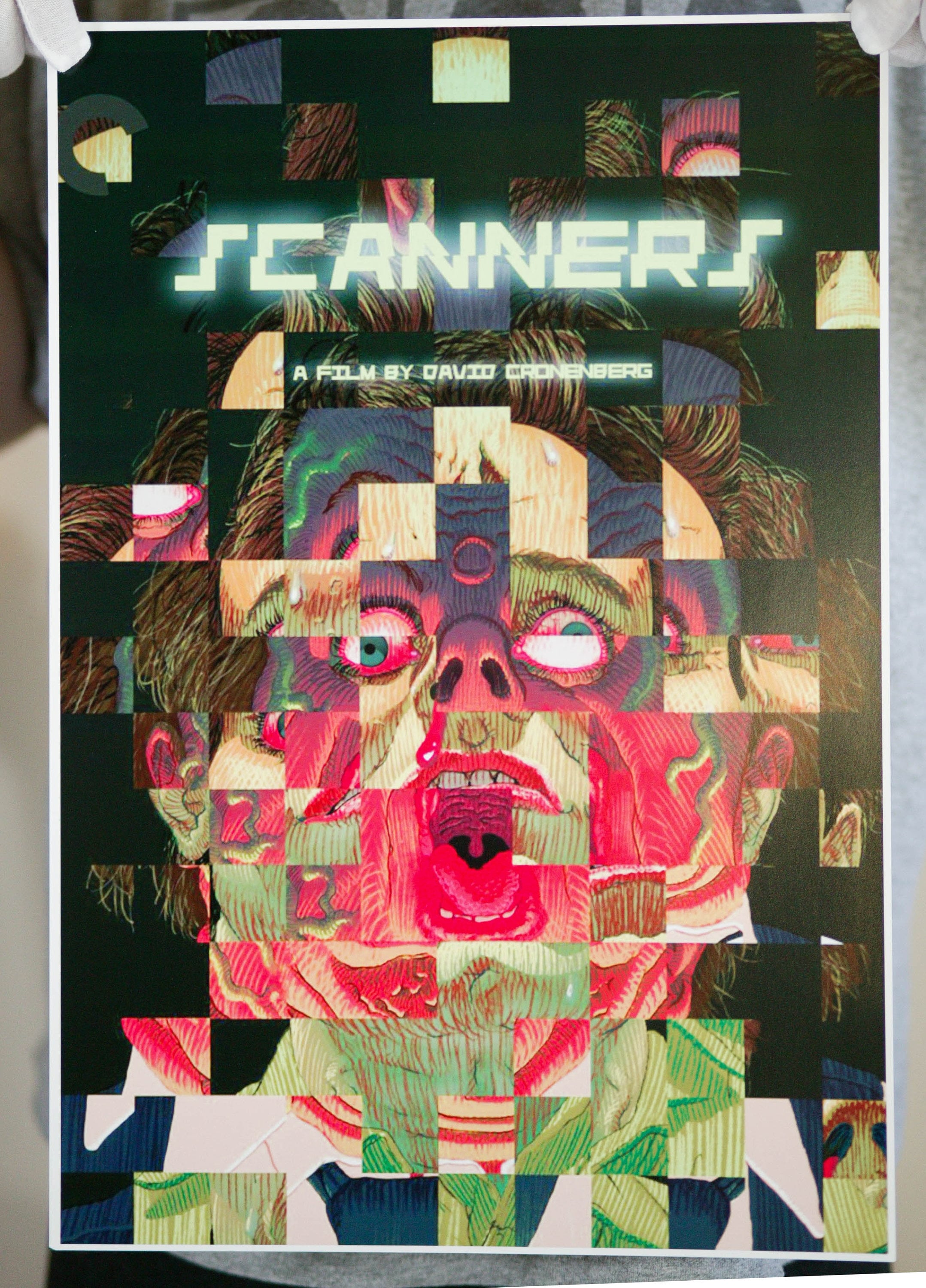 Scanners 1981 David Cronenberg Movie Poster On Paper 13 X 19 Etsy