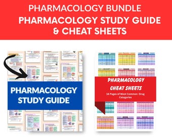 "Pharrakologie Studienführer: ""NCLEX Meds"" Spickzettel (PDF Download, 50 Seiten)"