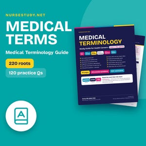 医療用語学習ガイド（PDF）｜接頭辞、接尾辞、語根｜練習問題120問｜看護師、医療助手｜印刷可能