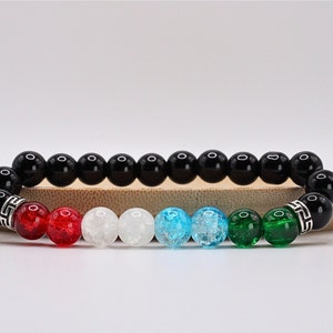 Avatar Beaded Bracelet | Anime and Manga Style Bracelet | Stretch Bracelet