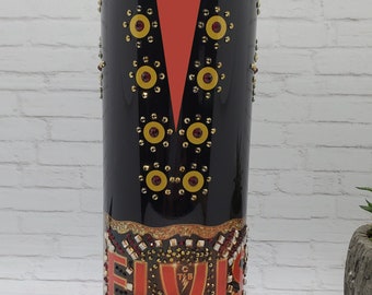 Niestandardowy kubek Elvis Black Pinwheel / Elvis / Wykonany na zamówienie / Personalizuj