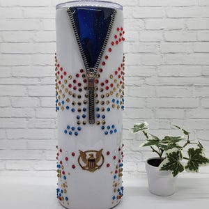 Custom Elvis Eagle Tumbler / Elvis / Custom Made / Personalize