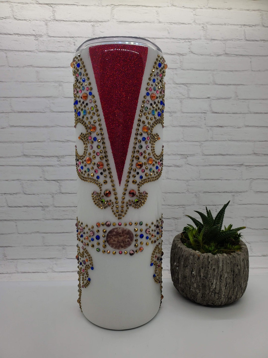 Custom Elvis King of Spades Tumbler / Elvis / Custom Made / Personalize