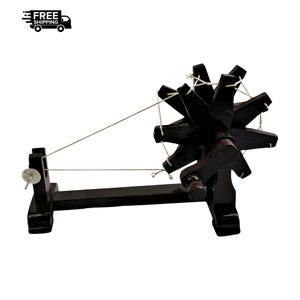 Wooden Spinning Wheel , Small / medium Gandhi Charkha, Functional & Decorative Art Piece Craft, Perfect for Home Decor or Collection