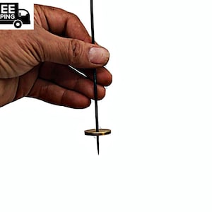 Takli,  Brass and Iron Drop Spindle Takli, Spinning Mastery-Brass Drop Spindle India, Tahkli Spindle with Brass Whorl and Metal Shaft,