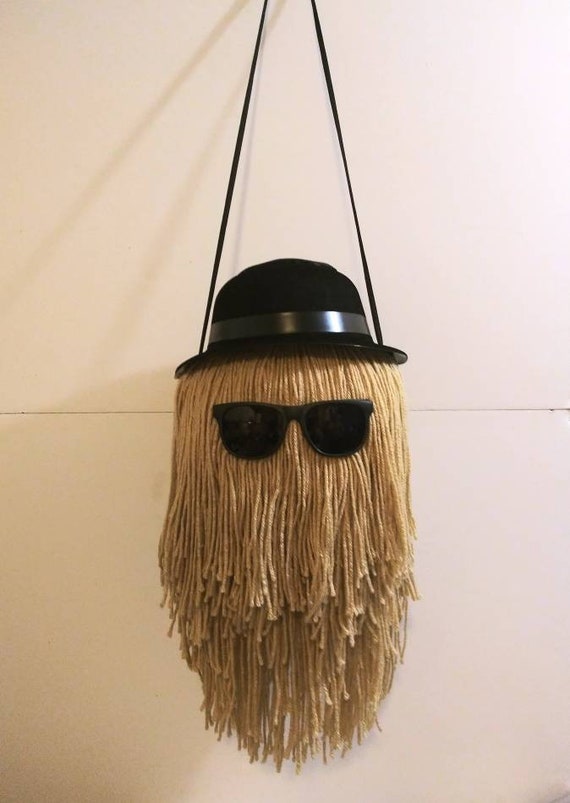 Cousin Itt Candy Bucket Wednesday Addams Cousin Itt Trick or Treat Candy Bucket/Halloween Home Decor Candy Bucket/ Ready To Ship