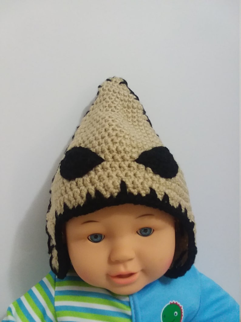 Oogie Boogie Inspired Hat Nightmare Before Christmas Crochet Hat with Ear Flaps Made to Order