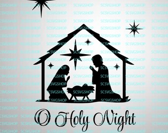 Download Nativity Svg Etsy