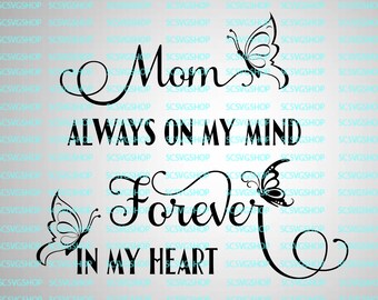 Download Mom Memorial Svg Etsy