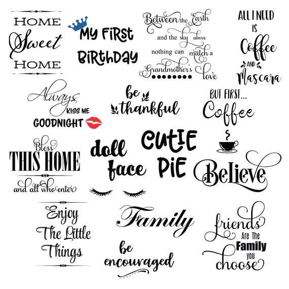 Download 100 Svg Cut File Collection Bundles 1 2 Set Of 100 Etsy