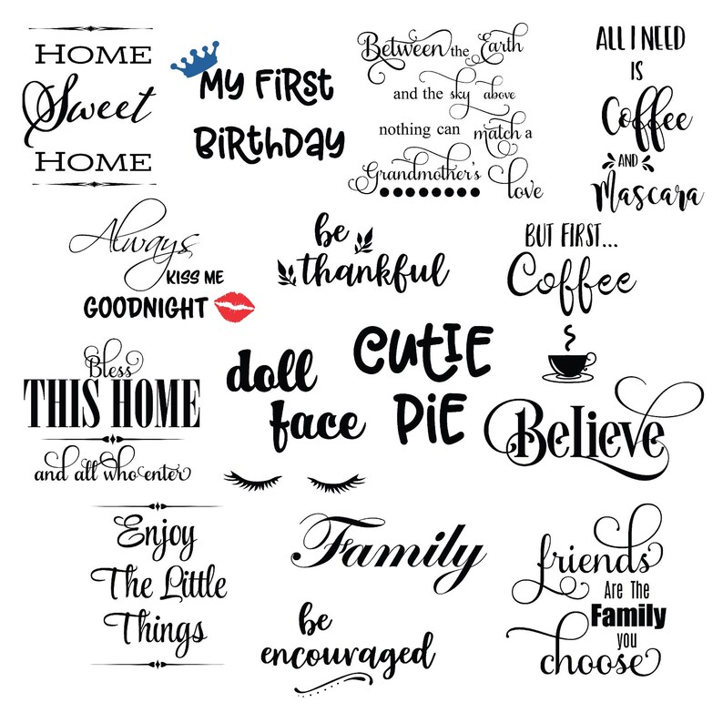Download 50 SVG Cut Files Bundle Bundle 2 Collection Sale Svg | Etsy