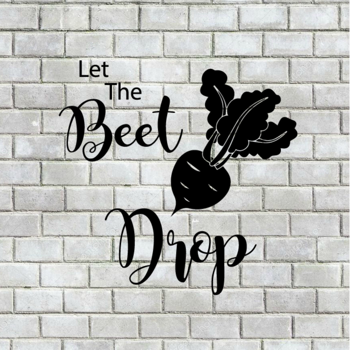 Download Let the Beet drop Kitchen SVG Silhouette File Cut File SVG ...