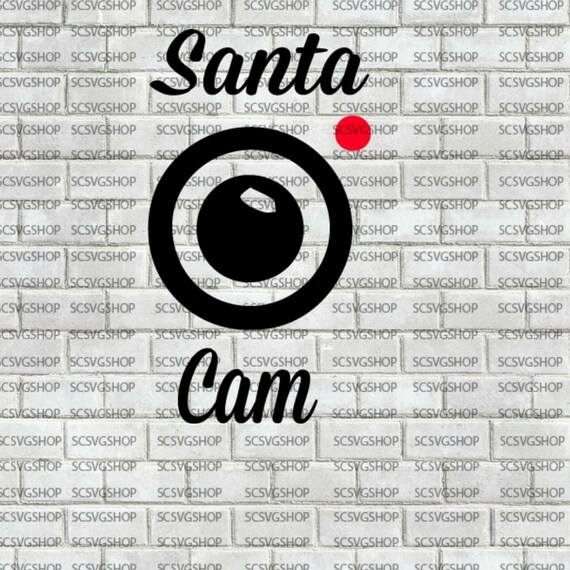 Download Santa Cam Svg Cut File Silhouette File Cut File Svg Etsy PSD Mockup Templates