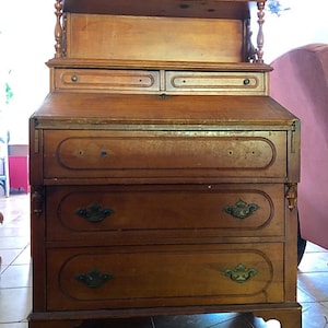 Customizable - Vintage Jasper Cabinet Co Secretary Desk