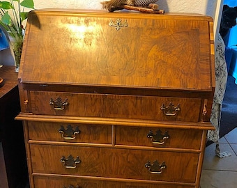 1920’s Secretary Drop Front Desk - Johnson Handley