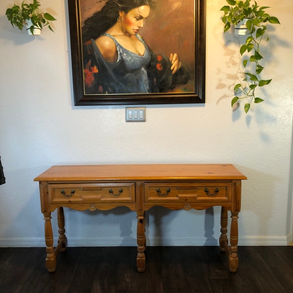 Solid Wood Console/Buffet/Sideboard Table - Customizable