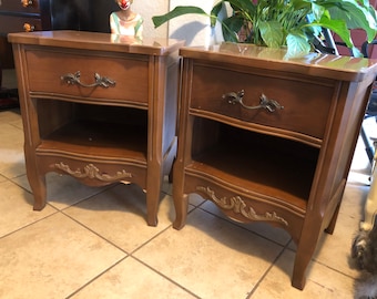 Adorable French Provincial Nightstands- Customizable