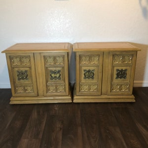 Vintage Nightstand Set - Customizable