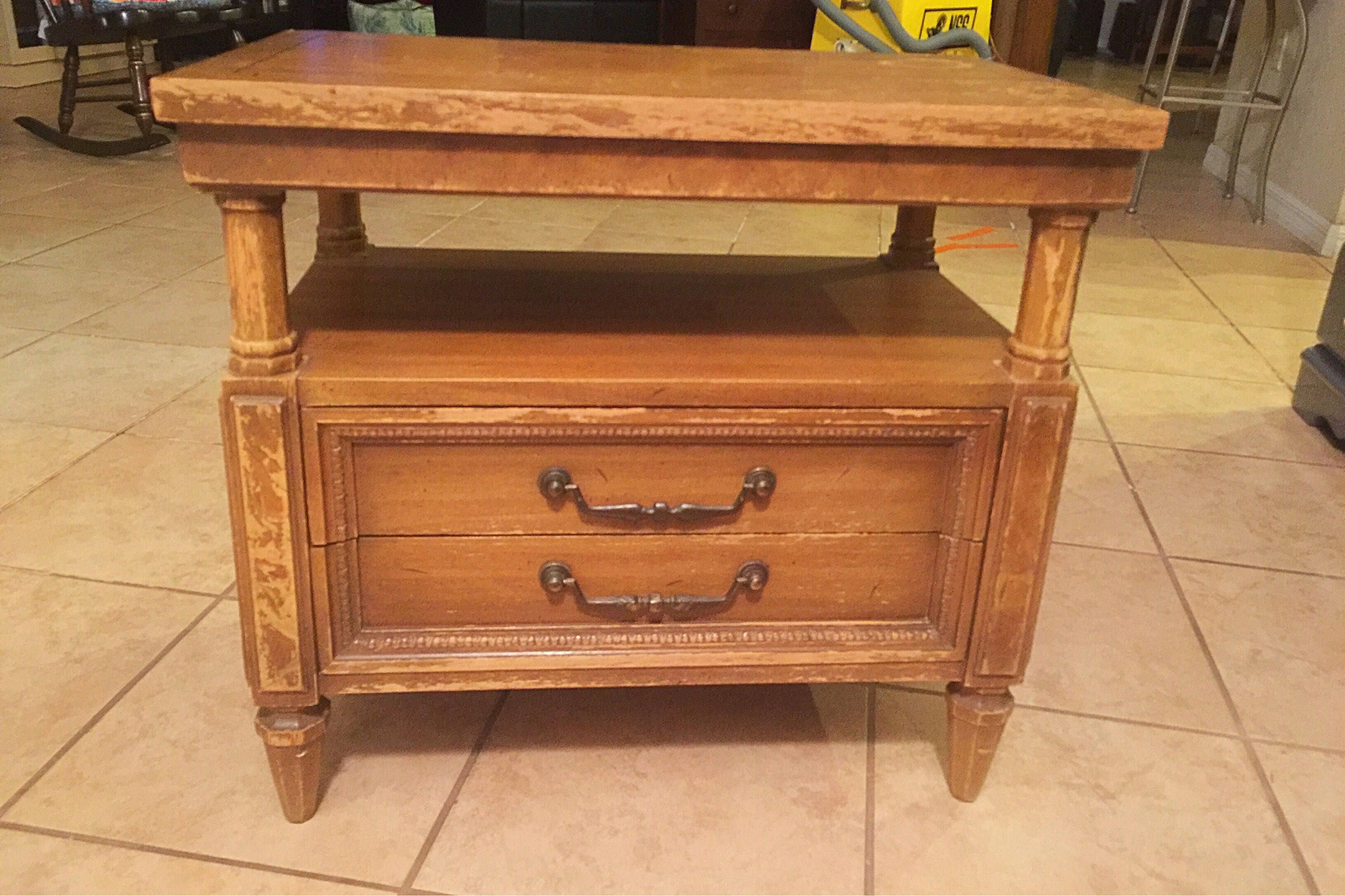 American Of Martinsville Nightstand Bed Side Table Customizable