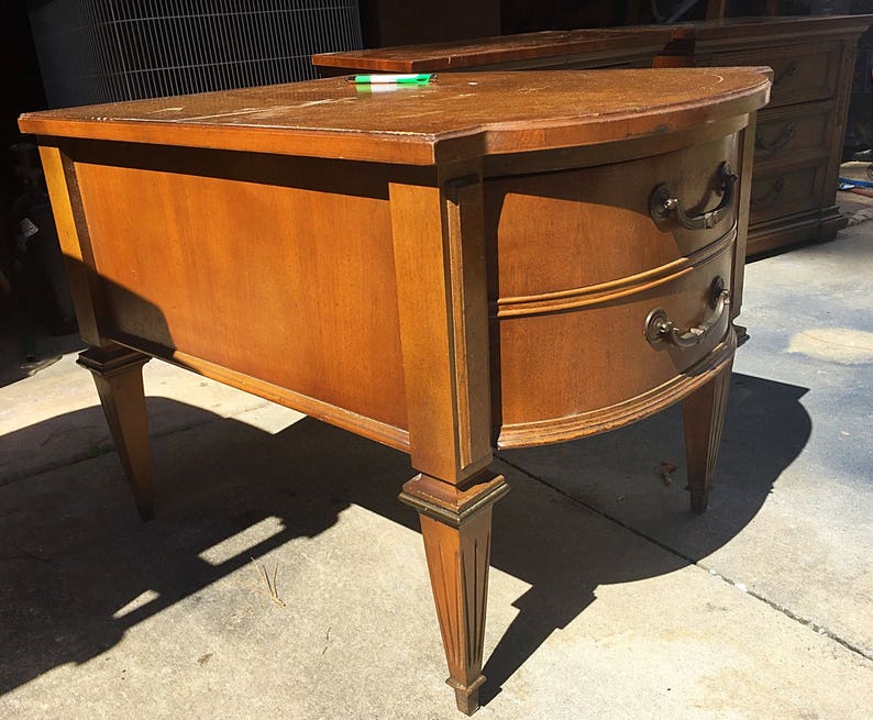 Broyhill Commode Side Table/bed Side Table Customizable Etsy