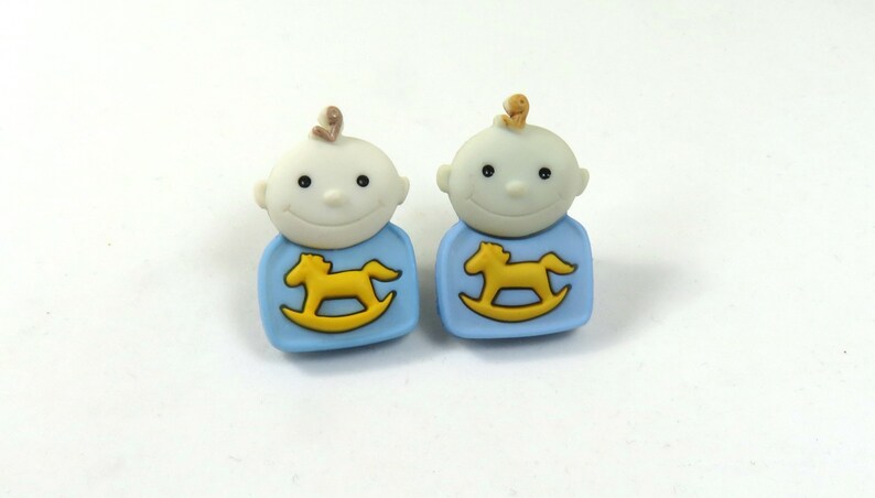 Baby boy stud earrings Clearance