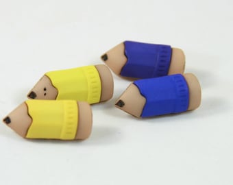 Bleistift Ohrstecker, Bleistift Ohrringe, Lehrer Ohrringe, Geschenk für Lehrer, Schule Ohrringe