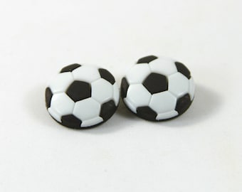 Sterling Silver Rhodium-plated Madi K Enamel Soccer ball Post Earrings Bonyak Jewelry QGzxzQGK149 Sterling Silver Rhodium-plated Madi K Enamel Soccer ball Post Earrings Bonyak Jewelry QGzxzQGK149